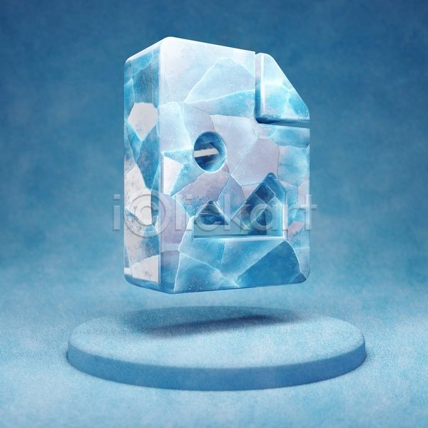 사람없음 3D JPG 입체 포토 해외이미지 얼음 오브젝트 이미지 파란색 파일