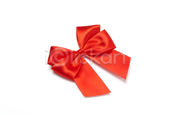 축하 사람없음 JPG 포토 끈 누끼 리본 매듭 빨간색 선물 스튜디오촬영 실내 오브젝트 포장 한개 흰배경