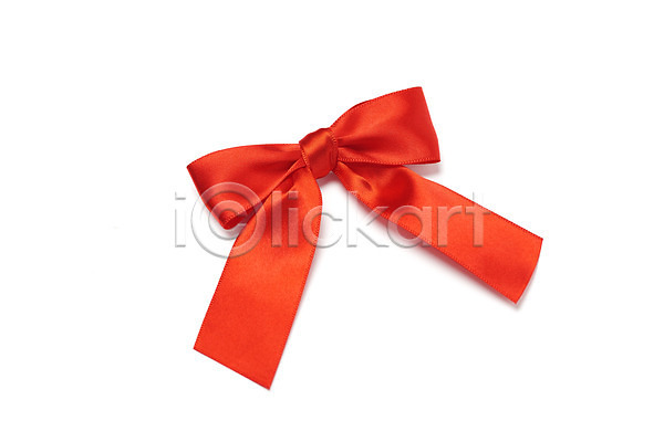 축하 사람없음 JPG 포토 끈 누끼 리본 매듭 빨간색 선물 스튜디오촬영 실내 오브젝트 포장 한개 흰배경
