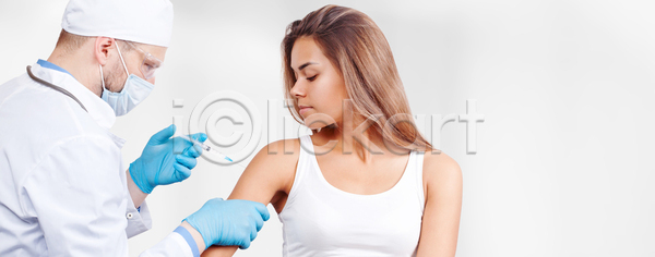 두명 사람 JPG 포토 해외이미지 감염 감염예방 델타변이바이러스 마스크 오미크론 코로나바이러스 해외포토