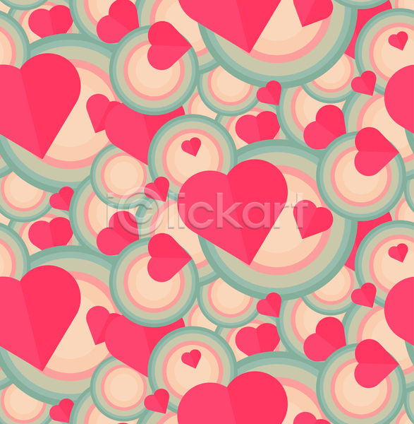 사랑 사람없음 JPG 포토 해외이미지 모양 민트색 분홍색 원형 진분홍색 추상 파스텔톤 패턴 하트 하트백그라운드