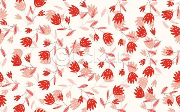 사람없음 EPS 일러스트 해외이미지 꽃 꽃백그라운드 디자인 빨간색 패턴 패턴백그라운드 플라워패턴