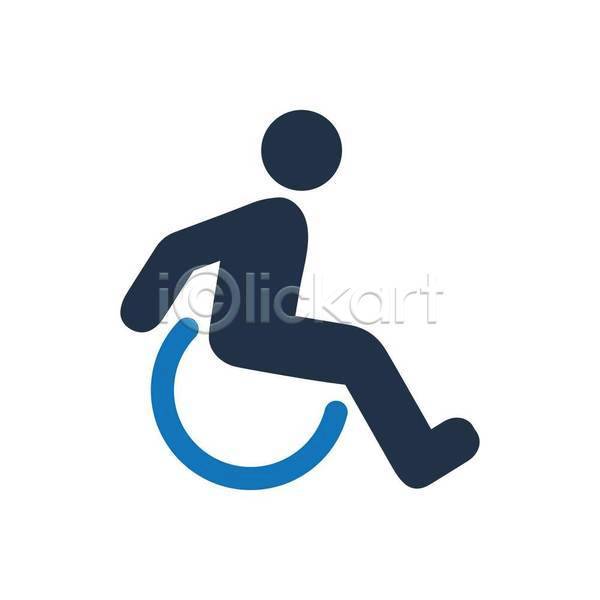 EPS 아이콘 일러스트 해외이미지 심볼 장애 장애인 휠체어