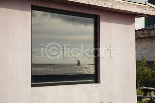 사람없음 JPG 포토 건물 반사 벽 야외 제주도 주간 주택 창문 풍경(경치) 하늘