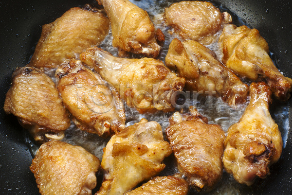사람없음 JPG 포토 해외이미지 기름(음식) 닭날개 닭다리튀김 실내 치킨 튀김
