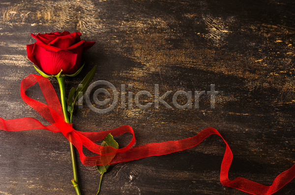 사람없음 JPG 포토 하이앵글 해외이미지 꽃 리본 백그라운드 빨간색 장미