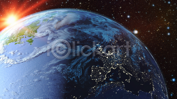 사람없음 3D JPG 포토 해외이미지 우주 지구 파란색
