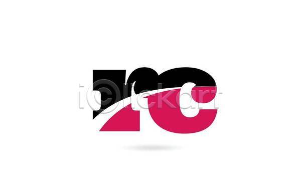 EPS 아이콘 일러스트 템플릿 해외이미지 C 검은색 디자인 모양 백그라운드 분홍색 브랜딩 비즈니스 신분 심볼 알파벳 엘리먼트 편지 활자 회사