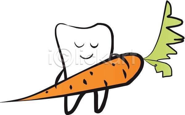 신선 행복 사람 EPS 일러스트 해외이미지 건강 고립 당근 돌봄 만화 병원 입 치과 치과의사 치아 칫솔 환자 흰색 힘