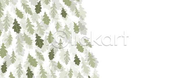 사람없음 EPS 일러스트 해외이미지 나뭇잎 초록색 카피스페이스 패턴 풀잎