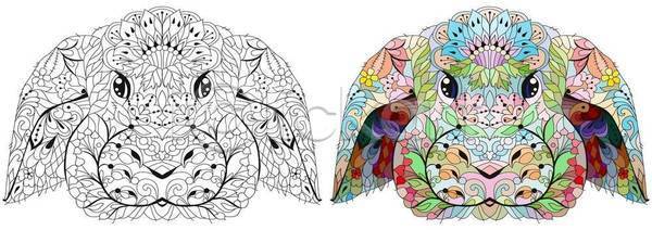 화려 휴식 성인 EPS 일러스트 해외이미지 가방 귀 그래픽 그림 기념품 낙서 농장 덮개 동물 디자인 머리 미술 반려동물 부활절 상점 선 수집 스타일 얼굴 인쇄 자연 장식 책 토끼 티셔츠 패턴 페이지 포유류 해외일러스트 흰색