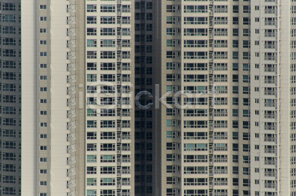 사람없음 JPG 포토 해외이미지 건축양식 고층빌딩 반복 아파트 인구 큼 한국