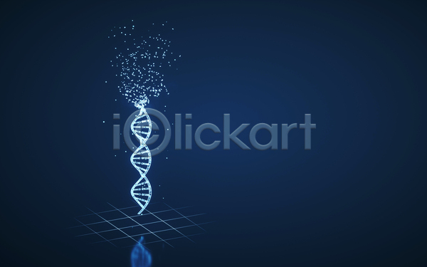사람없음 3D JPG 해외이미지 DNA 세포 유전자구조 의학 파란색 흩어짐