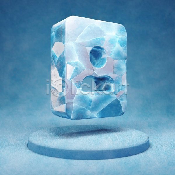 사람모양 사람없음 3D JPG 입체 포토 해외이미지 사각형 얼음 오브젝트 파란색