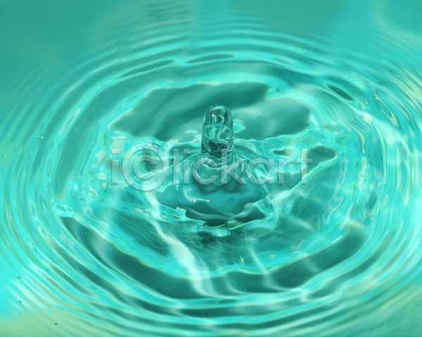 사람없음 JPG 포토 해외이미지 물 물결 백그라운드 스플래쉬 원형 잔물결 초록색 투명 표면