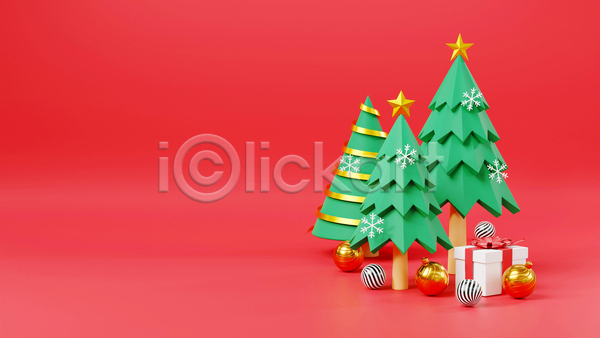 사람없음 3D JPG 포토 해외이미지 별 빨간배경 빨간색 상자 선물상자 오너먼트 크리스마스 크리스마스선물 크리스마스장식 크리스마스트리