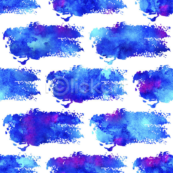 사람없음 JPG 포토 해외이미지 디자인 백그라운드 수채화(물감) 파란색 패턴 패턴백그라운드 흰색