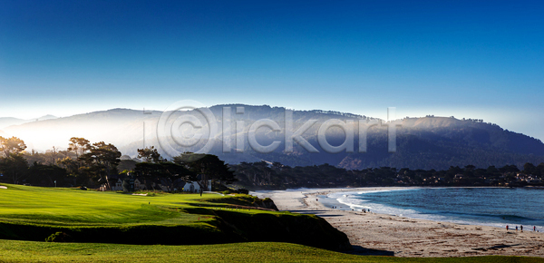 사람없음 JPG 포토 해외이미지 골프 골프장 미국 조약돌 초록색 캘리포니아 페어웨이