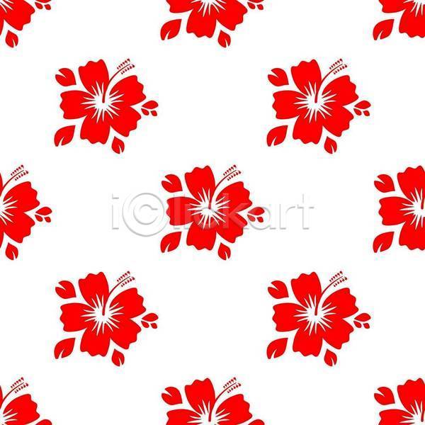 사람없음 EPS 일러스트 해외이미지 꽃무늬 백그라운드 열대꽃 패턴백그라운드 히비스커스