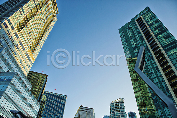 사람없음 JPG 포토 고층빌딩 도시풍경 벤쿠버 빌딩 빌딩숲 야외 주간 캐나다 하늘 해외풍경