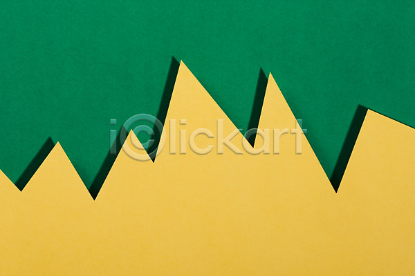 사람없음 JPG 포토 하이앵글 그래프 금융 꺾은선그래프 노란색 도형 비즈니스 스튜디오촬영 실내 초록색 플랫레이