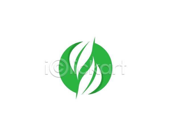 사람없음 EPS 그린아이콘 아이콘 일러스트 해외이미지 심볼 에코 원형 잎 초록색 친환경