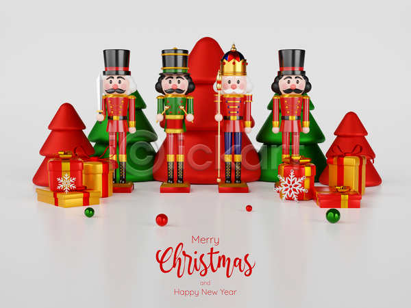 사람없음 3D JPG 디지털합성 포토 해외이미지 메리크리스마스 산타캐릭터 산타클로스 크리스마스