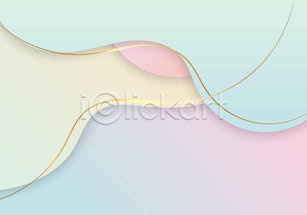 사람없음 EPS 일러스트 해외이미지 겹침 곡선 기하학 디자인 미술 백그라운드 웨이브 추상 카피스페이스 컬러풀 파스텔톤