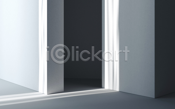 사람없음 3D JPG 포토 해외이미지 공간 내부 모던 백그라운드 벽 빛 어둠 회색 흰색