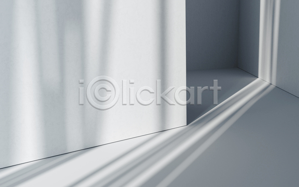 사람없음 3D JPG 포토 해외이미지 공간 내부 모던 바닥 백그라운드 벽 빛 어둠 회색 흰색