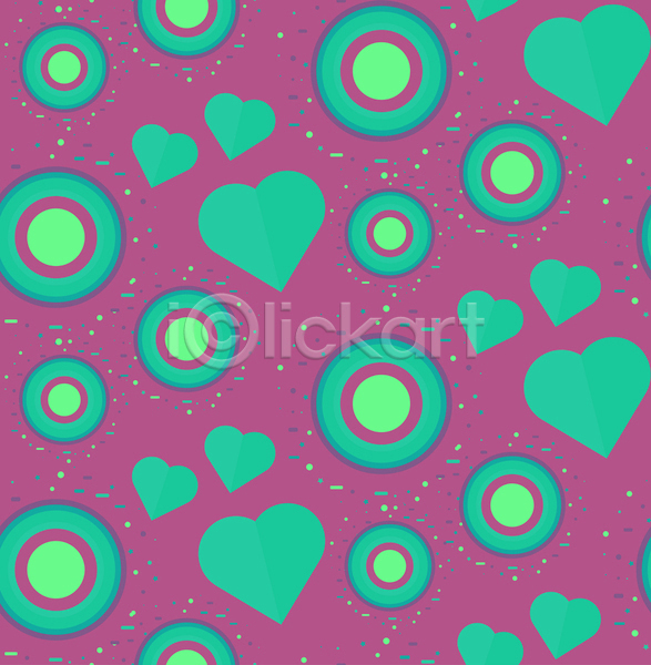 사랑 사람없음 JPG 포토 해외이미지 모양 보라색 원형 청록색 추상 패턴 하트 하트백그라운드