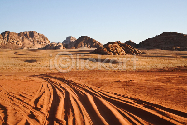 사람없음 JPG 포토 해외이미지 모래 사막 요르단 풍경(경치)