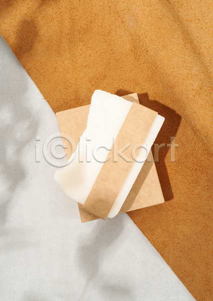 사람없음 JPG 포토 하이앵글 해외이미지 갈색 그림자 비누 에코 종이 종이상자 천연비누 친환경 친환경제품