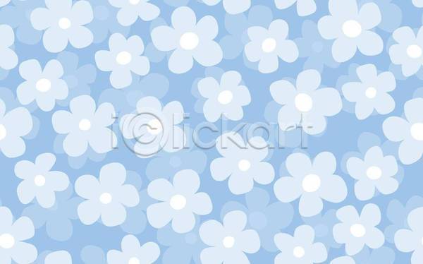 사람없음 EPS 일러스트 해외이미지 꽃 꽃무늬 꽃백그라운드 백그라운드 파란색