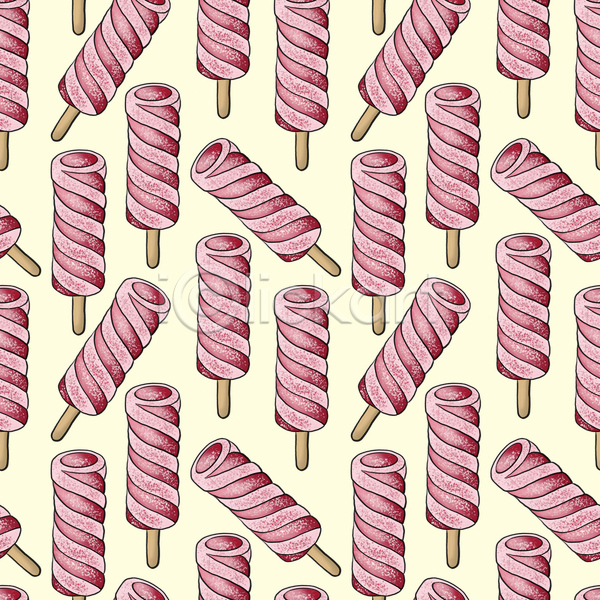 사람없음 JPG 포토 해외이미지 디자인 막대아이스크림 백그라운드 패턴 패턴백그라운드