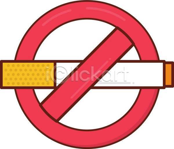 사람없음 EPS 일러스트 해외이미지 금연 금지 담배 담배꽁초 흡연 흡연금지