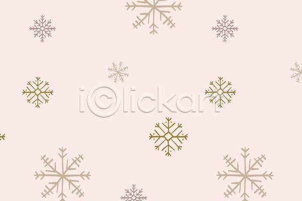 사람없음 EPS 일러스트 해외이미지 눈꽃무늬 백그라운드 분홍색 크리스마스 패턴