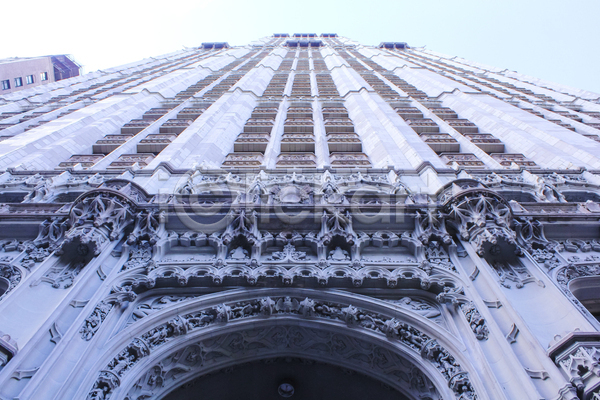 사람없음 JPG 로우앵글 포토 해외이미지 건물 고층빌딩 뉴욕 맨해튼 미국 브로드웨이 빌딩 야외 주간 풍경(경치)