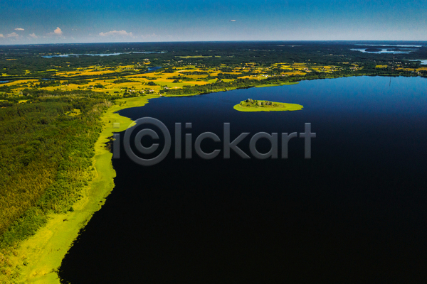 사람없음 JPG 포토 항공촬영 해외이미지 국립공원 바다 벨로루시 보호구역 여름(계절) 여행 유럽 자연 지역 풍경(경치) 하늘 호수