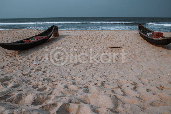 사람없음 JPG 포토 해외이미지 관광지 만 모래 베트남 섬 아시아 여름(계절) 여행 옛날 자연 파란색 함선 항해 화창
