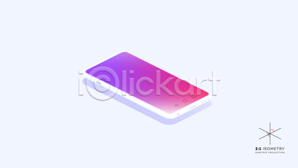 사람없음 3D JPG 포토 해외이미지 분홍색 스마트폰 아이소메트릭
