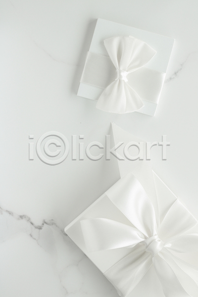 사람없음 JPG 포토 해외이미지 대리석 리본 선물상자 오브젝트 포장 흰색