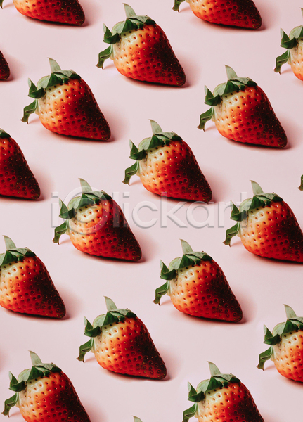 사람없음 JPG 포토 해외이미지 그림자 딸기 백그라운드 빨간색 패턴 패턴백그라운드
