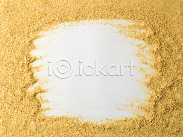 사람없음 JPG 포토 해외이미지 가루 노란색 백그라운드 사각형 카피스페이스 프레임 흰색