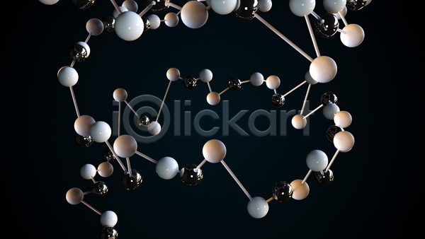 사람없음 3D JPG 포토 해외이미지 DNA 검은색 그래픽 기하학 백그라운드 생물학 선 연결 원자 원형 화학