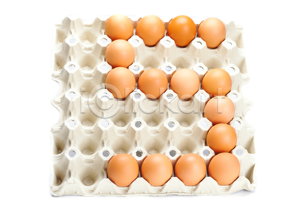 사람없음 JPG 포토 해외이미지 5 계란 계란판 실내 흰배경