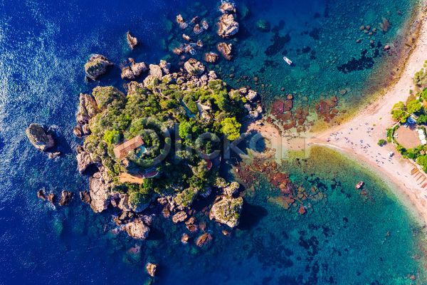 사람없음 JPG 포토 하이앵글 해외이미지 맑음 바다 바위(돌) 섬 야외 여름(계절) 여름풍경 이탈리아 전경 주간