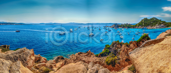 사람없음 JPG 포토 해외이미지 만 물 바다 뷰티 섬 여름 여행 이탈리아 자연 전원 터키석 파라다이스 풍경 하늘 해외포토 휴가