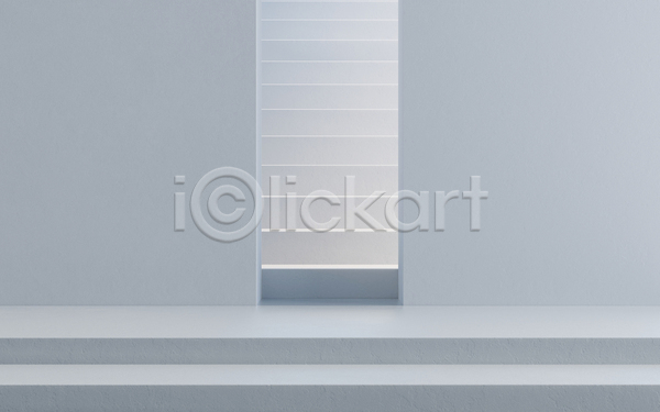 사람없음 3D JPG 포토 해외이미지 계단 공간 내부 백그라운드 벽 비어있는 심플 회색 흰색