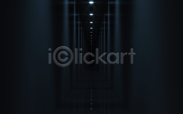 사람없음 3D JPG 포토 해외이미지 검은색 공간 내부 빛 어둠 조명 터널